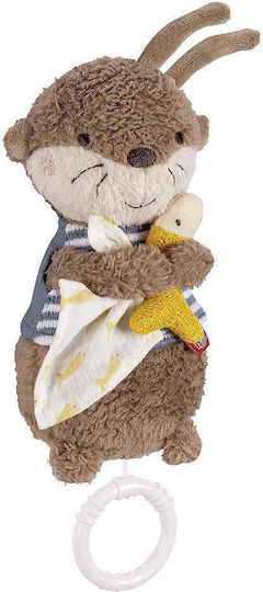 Fehn Окачен Играчка за детска количка с музика Otter за 0++ Месеца