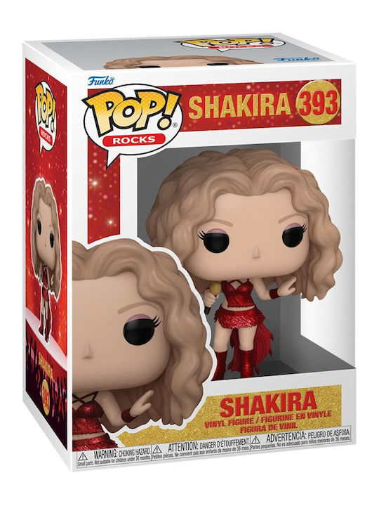Funko Pop! Rocks: Rocks Shakira Super Bowl Glows in Dark - Shakira (diamond Collection) Glows in the Dark Limited Edition