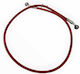 High-Performance Brake Line 950mm Universal Red