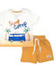 Kids' Set with Shorts Summer 2pcs Yellow