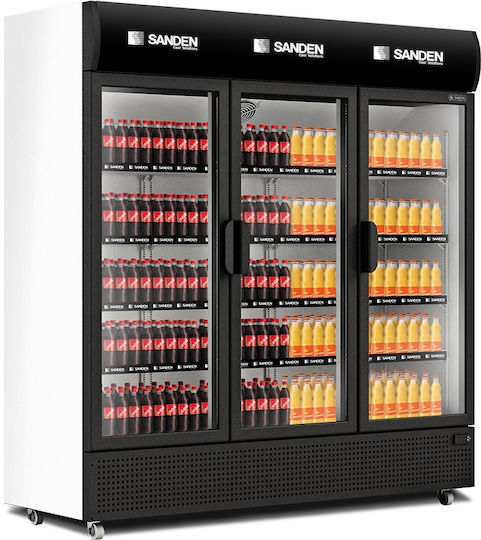 Intercool Getränkekühlschrank 1383Es Einzeltürig H206xB171xT72cm