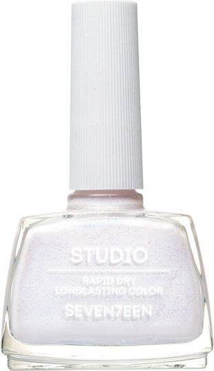 Seventeen Studio Uscare Rapidă Lustruirea De Lungă Durată Sclipire Oja Uscare Rapidă Alb 269 12ml