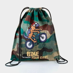 Biker Drawstring Bag