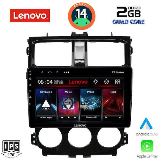 Lenovo Автомобилна Аудио Система (Блутут/USB/AUX/WiFi/GPS/Apple-Carplay/Android-Auto) с Тъчскрийн 9"