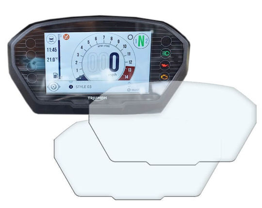 Instrumentenschutzfolie Triumph Speed Triple S RS 18 Set