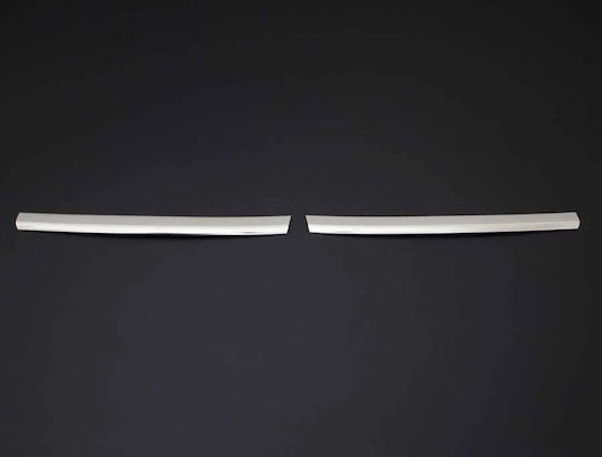Set 2 Stainless Steel Ornaments Compatible Vw Golf 7 Vii 2012-2019 Comfortline Grille