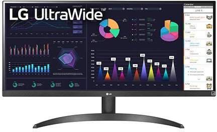 LG 29WQ500-B Ултраширок IPS HDR Монитор 29" FHD 2560x1080 с Време за Реакция 5мс GTG