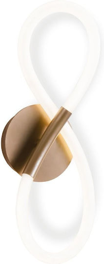 Zuma Line Leuchte Wand mit Integrierter LED und Einstellbares Weißes Licht Gold 8x40cm