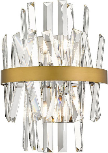 Zuma Line Lamp Wall with Socket G9 Gold