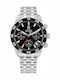 Tommy Hilfiger Sport Men's Watch 41mm Chronograph Battery with Silver Metal Bracelet