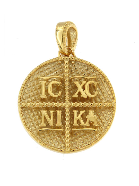 Kontopoulos Charm Talisman Constantine Made of 9K Gold