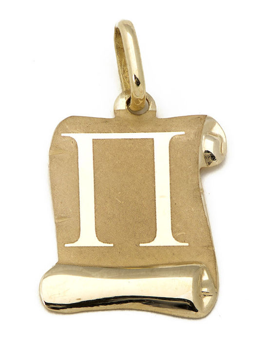 Tasoulis Jewellery Collection Monogram Charm from 14K Gold