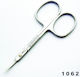 Mota Nail Scissors Stainless with Curved Tip Silver 1 Piece