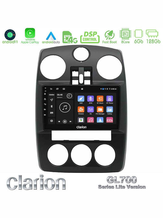 Clarion Auto-Audiosystem Chrysler PT Cruiser 2000-2005 (Bluetooth/USB/WiFi/GPS/Apple-Carplay/Android-Auto)