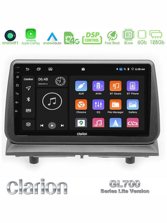 Clarion Ηχοσύστημα Αυτοκινήτου Dodge Nitro 2007-2011 (Bluetooth/USB/WiFi/GPS/Apple-Carplay/Android-Auto)