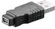 PremiumCord Конвертор USB-A Мъжки към Мини USB Женски 1 Брой