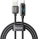 Mcdodo LED USB 2.0 Cable USB-C male - USB-A 100W PD Μαύρο 1.2m CA-2350