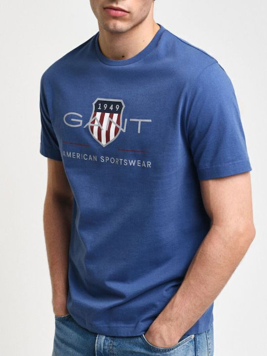 Gant Archive Shield T-shirt Μπλε
