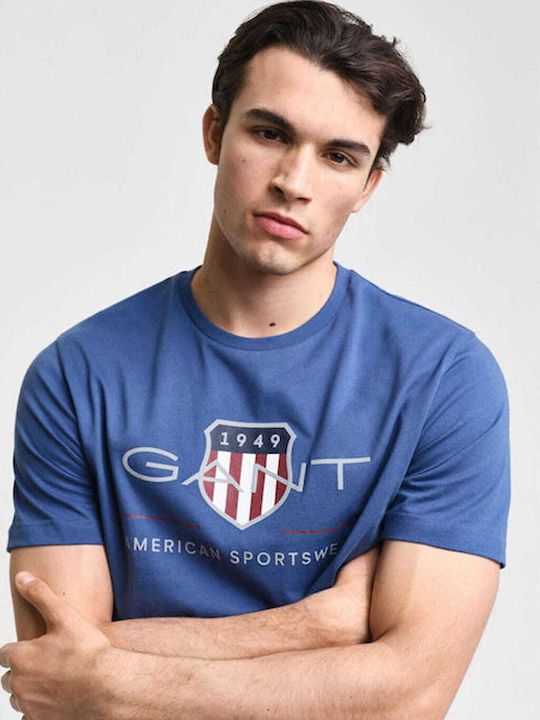 Gant Archive Shield Тениска Blue