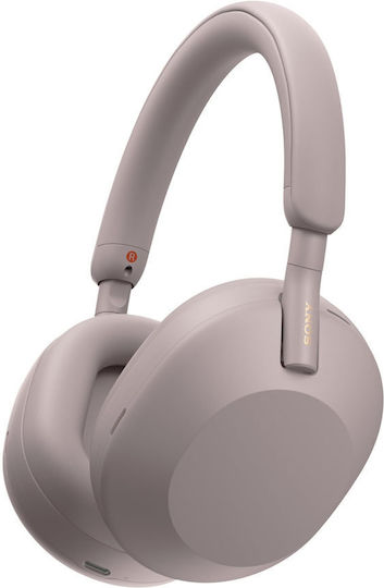 Sony WH-1000XM5 Безжични / Жични Over Ear Слушалки с 30 часа Работа и Бързо Зареждане Розови