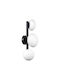 Zuma Line Leuchte Wand mit Fassung G9 Schwarz 45x16cm