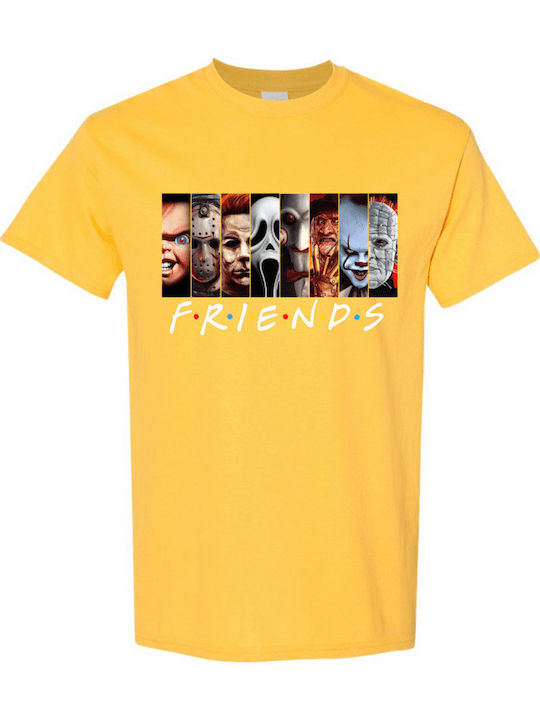 Gildan T-shirt Κίτρινο