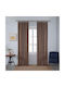 Homeone Curtain with Pencil Pleat Brown 270x275cm