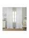 Homeone Curtain with Pencil Pleat White 270x270cm