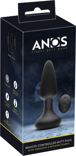 Anos Rotating Anal Plug mit kabelloser Funktion und Vibration