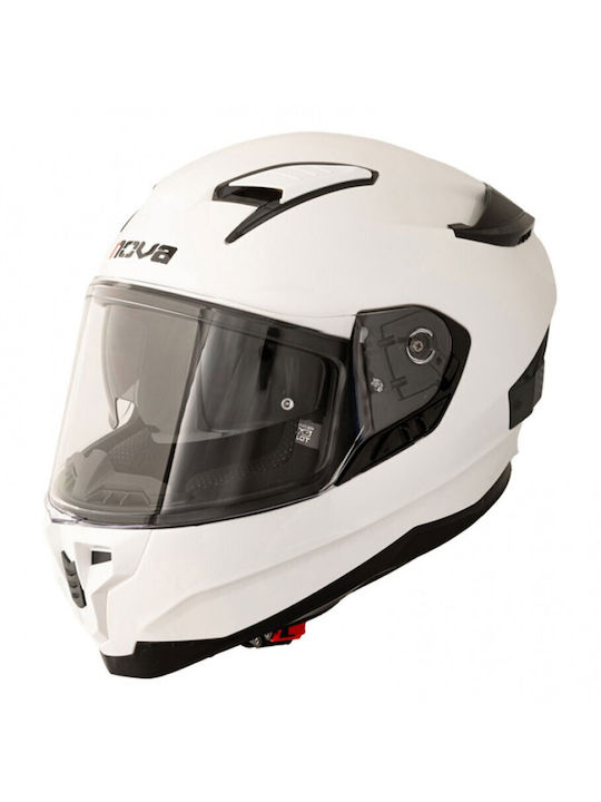 Nova Racing Road Rider FF938 White Motorradhelm...