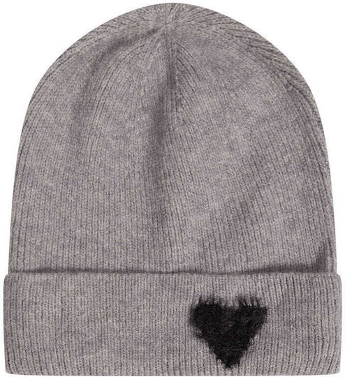 Beanie Beanie Knitted in Gray color