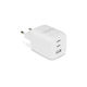 Dicota Charger Without Cable GaN with USB-A Port and 2 USB-C Ports 65W Whites (D32054)