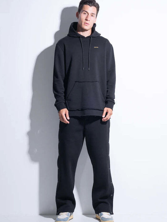 Sweatpants without Elastic Black