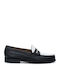 Leder Herren Mokassins in Schwarz Farbe
