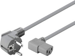 Wentronic Schuko - IEC C13 Cable 2m Γκρι