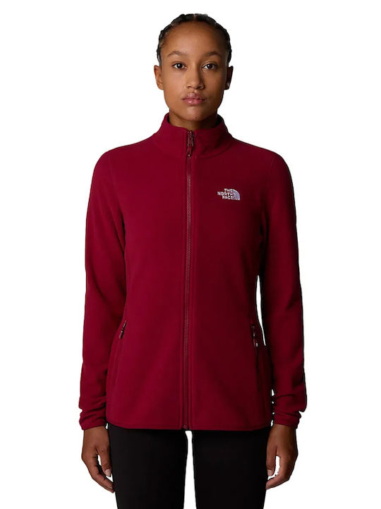 The North Face Fleece Jachetă de damă Bordeaux