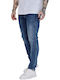 Ανδρικό Παντελόνι Τζιν με Slim Εφαρμογή Blue