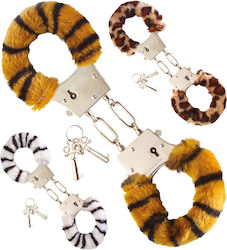 Accessory Handcuffs Furry Animal Print