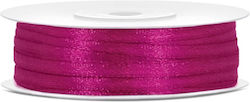 PartyDeco Satin,σατεν Band Monochrom Fuchsia 50...