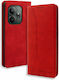 Bodycell Book Synthetic Leather / Leather Red (Realme GT 6 / GT 6T)