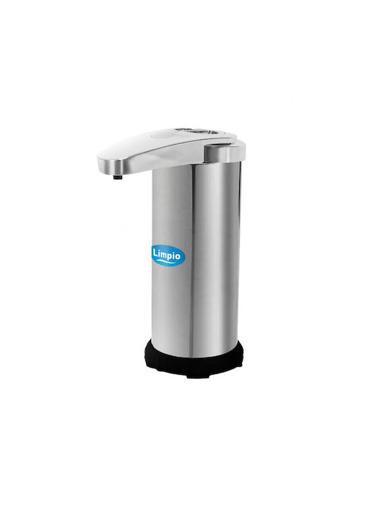 Limpio Dispenser din Oțel Inoxidabil cu Distribuitor Automat Gri 250ml