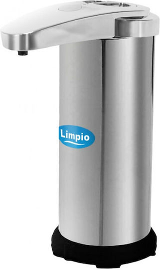 Limpio Dispenser από Ανοξείδωτο Ατσάλι με Αυτόματο Διανομέα Γκρι 250ml