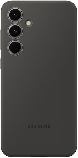 Samsung Back Cover Silicone Black (Galaxy S24 FE)