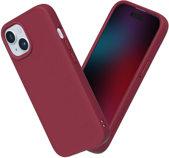 RhinoShield Back Cover Μπορντό (iPhone 15)