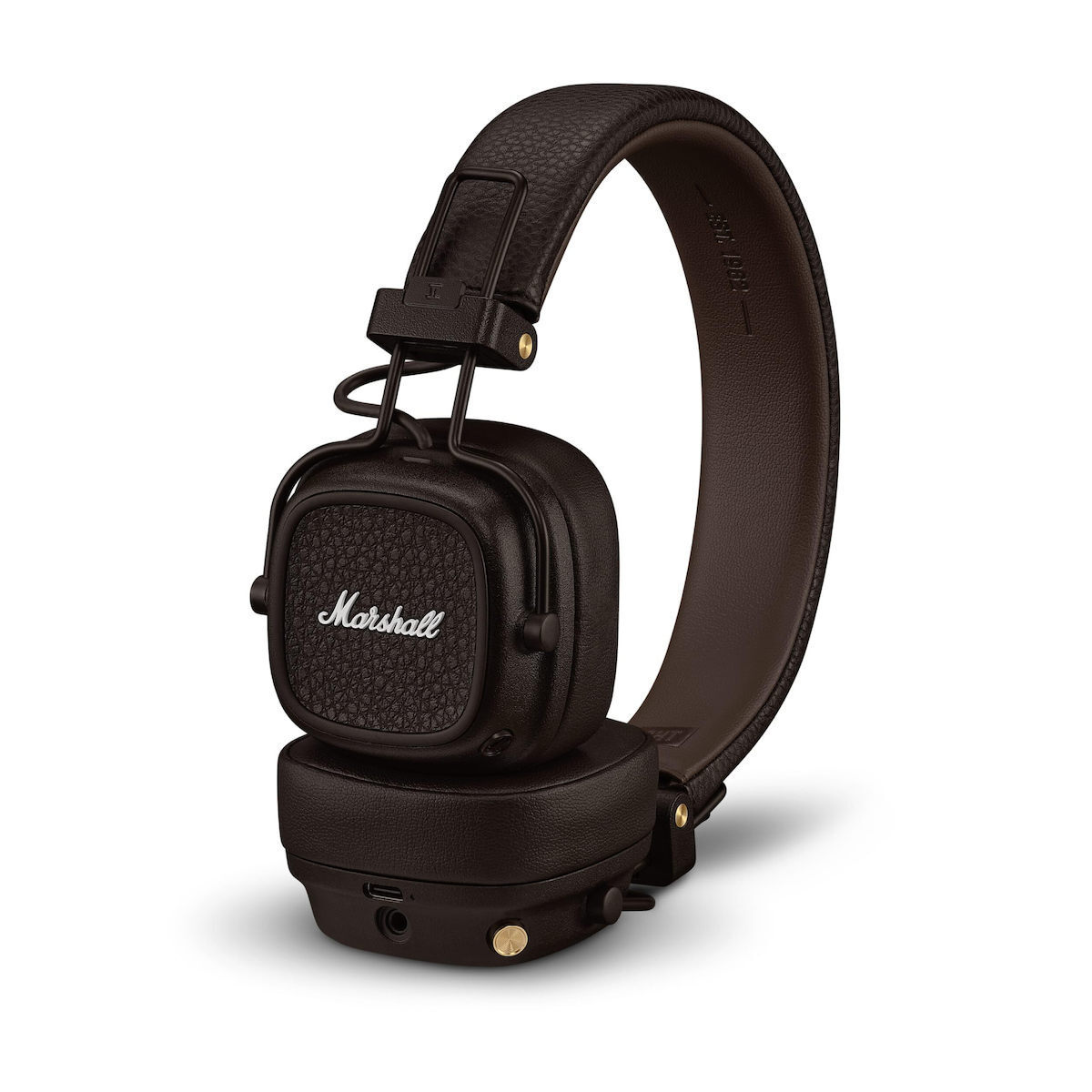 Marshall Major V Ασύρματα / Ενσύρματα On Ear Ακουστικά με 100 ώρες Λειτουργίας και Quick Charge Καφέ (1006834)