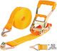 Ingco Curea 1000x5cm cu curele de bagaje auto Galben 1buc