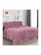 Lino Home Duvet Cover Set Queen 220x240cm Valar Coral 3pcs