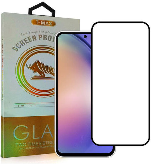 T-Max 3D 0.2mm Full Glue Tempered Glass Μαύρο (Samsung A35 5G)