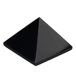 Natural Black Tourmaline Pyramid ±2.5x3cm