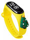 Nubi Band Mi 9 Дигитален Детски Часовник Жълт с Каишка от Силикон